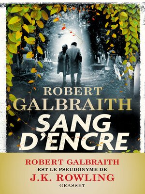 cover image of Sang d'encre